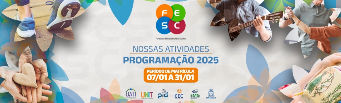 PROGRAMAÇÃO DAS NOSSAS ATIVIDADES DE 2025